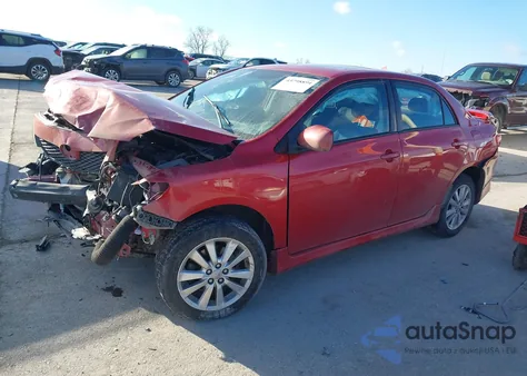 2010 Toyota Corolla S из США, поврежденный, VIN 2T1BU4EE2AC414199